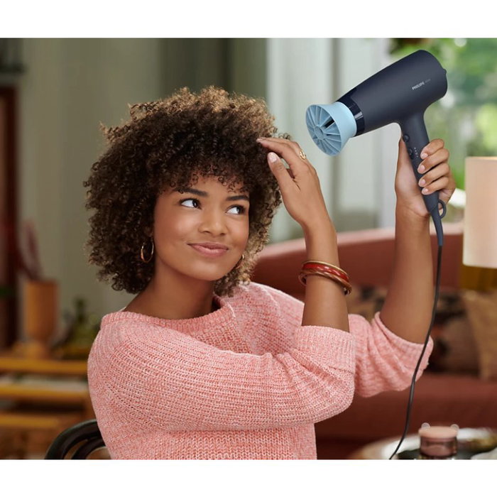 Philips BHD360/20 Secador de Pelo Serie 3000, 2100 W, Azul
